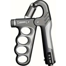 Valkyrie Sayaçlı Ergonomik 5-100KG El Yayı Bilek Güçlendirici Fitness Egzersiz Spor Aleti Sayaçlı Xl Boy Gi