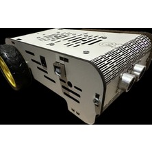 Robotik Hobi Merkezi - 2WD Arduino Mdf Araç Seti