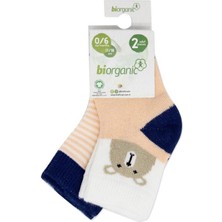 Nessiworld     Hello Teddy Bear 2'li Kız Çorap 68404 Somon