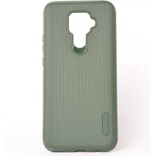 Mate 30 Lite Uyumlu Kılıf Mat Pastel Renkli Çizgi Kanallı Kaliteli Tio Silikon Kapak