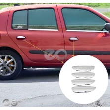 Ebal Oto Renault Clio 2 Symbol Krom Kapı Kolu 4 Kapı 1999-2009 P. Çelik