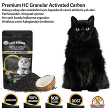 DOĞSEK Kedi Kumu Koku Giderici Premium Hc Granular Activated Carbon 230 gr Hindistan Cevizi Kabuğu Bazlı Aktif Karbon