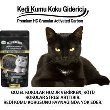 DOĞSEK Kedi Kumu Koku Giderici Premium Hc Granular Activated Carbon 230 gr Hindistan Cevizi Kabuğu Bazlı Aktif Karbon