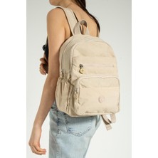 Unisex Sırt Çantası Günlük Kullanıma Uygun Lise Ortaokul Çantası Çok Cepli Okul Çantası 37*30 cm Klinkır