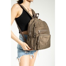 Unisex Sırt Çantası Günlük Kullanıma Uygun Lise Ortaokul Çantası Çok Cepli Okul Çantası 37*30 cm Klinkır