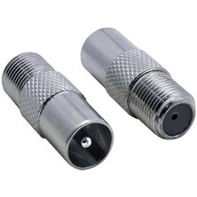 Powermaster F Konnektör Dişi Anten Fişi Erkek Çevirici