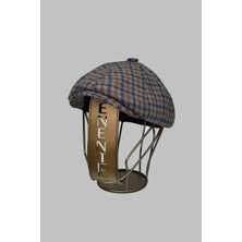 Avvenente Ekose Desenli Erkek Ingiliz Kasket Peaky Blinders