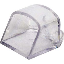 Powermaster Neon LED Şeffaf Alüminyum Sonlandırma Kapağı