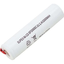 Supex 2.4 Volt - 2000 Mah 2li Üstüste Dik Süpürge Pili