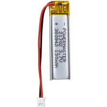 Powermaster 380942 3.7 Volt 130 Mah Lityum Polimer Pil