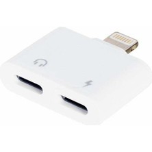 Powermaster PM-18853 IPHONE Şarj ve Kulaklık Çoklayıcı Çevirici Adaptör Lıghtnıng To 2 x Type-C