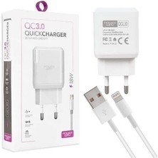 Powerway QCL30 Hızlı 3000 Ma 18W Lıghtnıng Şarj Kafa Başlık Adaptörü