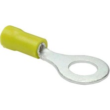 Izoleli Yuvarlak Tip Kablo Ucu M8 Sarı Jameson JYU-806