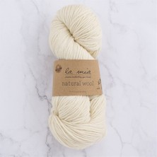 La Mia Natural Wool Krem El Örgü Ipi - H1 - 33607