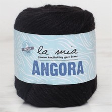 La Mia Angora 50GR Siyah El Örgü Ipi - L006 - 33810