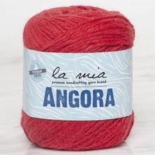 La Mia Angora 50GR Kırmızı El Örgü Ipi - L004 - 33799