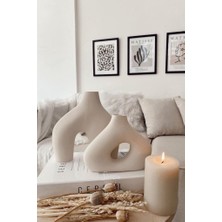Iskandinav Tarz 2'li Bohem Vazo Set, Tasarım Donut Vazo, Pinterest Vazo Set