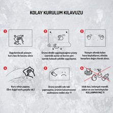Zero Land Statik Tutunma Özellikli Tablo - Poster Çini (Model- 4) 58  cm   x  100  cm  10