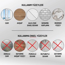 Zero Land Statik Tutunma Özellikli Tablo - Poster Çini (Model- 4) 58  cm   x  100  cm  10