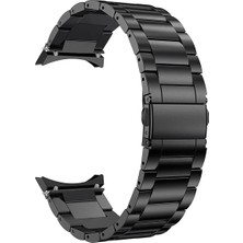 Dmay Samsung Galaxy Watch 6 Serisi Classic (47 Mm) Oval Metal Paslanmaz Çelik Kordon