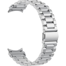 Dmay Samsung Galaxy Watch 6 Serisi (44 Mm) Oval Uyumlu Paslanmaz Metal Kordon
