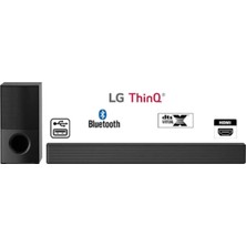 Lg 600W 4.1 Kanal Ev Sinema & Soundbar DtsVirtual: x Yüksek Ses ve Kalite, Kablosuz Bluetooth Optik, HDMI ve USB Bağlantı+ HdmıKablo