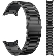 Dmay Samsung Galaxy Watch 4 Serisi (46 Mm) Uyumlu Paslanmaz Çelik Kordon