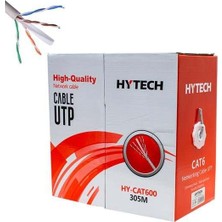 Hytech HY-CAT600 25 Awg Utp Gri 305 Metre Cat6 Kablo