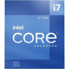 Intel Core Cı7 12700KF 2.7ghz 1700P 25MB Fansız Box