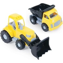 6144 Jumbo Ikili Kamyon- Dozer Set