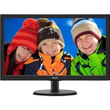 21.5 Phılıps 223V5LHSB2/00 5ms 60MHZ 1xvga 1xhdmı Fhd 1920X1080 Vesa Siyah