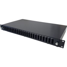 Beek Rack Tipi Fiber Optik Patch Panel, 1u, 24 x Duplex Sc