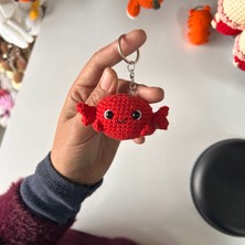 Marifetli Tığım Amigurumi Örgü Yengeç Anahtarlık / Elişi /pinterest Hediye