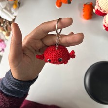 Marifetli Tığım Amigurumi Örgü Yengeç Anahtarlık / Elişi /pinterest Hediye