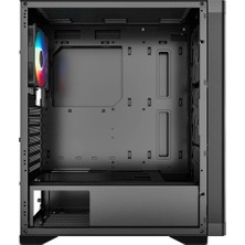PowerBoost Powerboost PB-PS5850B 600W 80+ Tempered Glass USB 3.0 Mesh Rainbow Atx Siyah Kasa