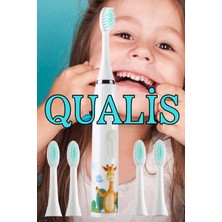 Qualis X3 Sonic Şarjlı Çocuk Diş Fırçası + 6 Başlık