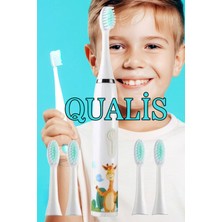 Qualis X3 Sonic Şarjlı Çocuk Diş Fırçası + 6 Başlık