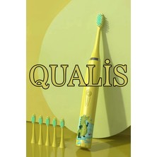 Qualis X3 Sonic Şarjlı Çocuk Diş Fırçası + 6 Başlık