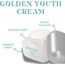 Alnova Hyaluronik Asit İçeren Anti-Aging Gençlik Kremi - Golden Youth Cream