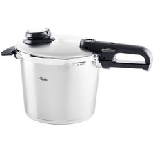 Fissler Vitavit® Premium 6 Litre Düdüklü Tencere Seti+2 Parça Buharda Pişirme+SKT Tarif Kitabı