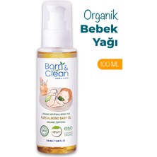 Born & Clean Organik Bebek Yağı - 100ML %100 Doğal