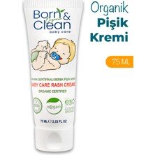 Born & Clean Organik Bebek Pişik Kremi - 75ML