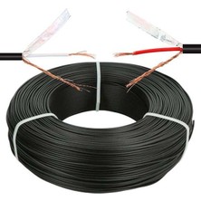 Magıcvoıce AV808 0.20MM Kesit Bitişik Blendajlı Ikili 100 Metre Kalın Walkman Kablo (Od:8.0mm)