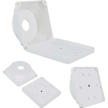 Hbf J5000 Dış Mekan Kamera Montaj Kutusu Kare Buat+Taban