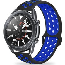 Tekno Grup Xiaomi Amazfit Pace Krd-02 Uyumlu Kordon - Siyah-Mavi