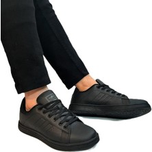 Jump 15306-15307 Siyah-Siyah Düz Taban Rahat Spor Ayakkabı