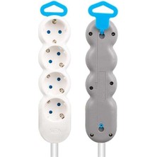 Vea VE-2S4N 4lü 1.5 Metre Kablolu Grup Priz