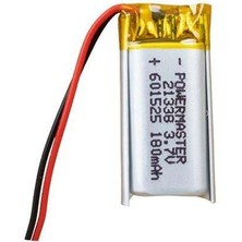 Powermaster 601525 3.7 Volt 180 Mah Lityum Polimer Pil