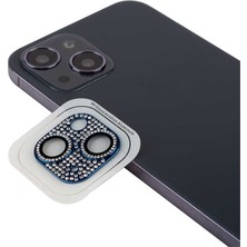 Tekno Grup Apple iPhone 13 Mini Uyumlu Cl-08 Kamera Lens Koruyucu-Mavi