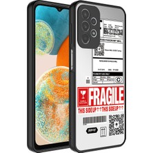 Galaxy A23 Kılıf Aynalı Desenli Kamera Korumalı Parlak Mirror Kapak-Fragile